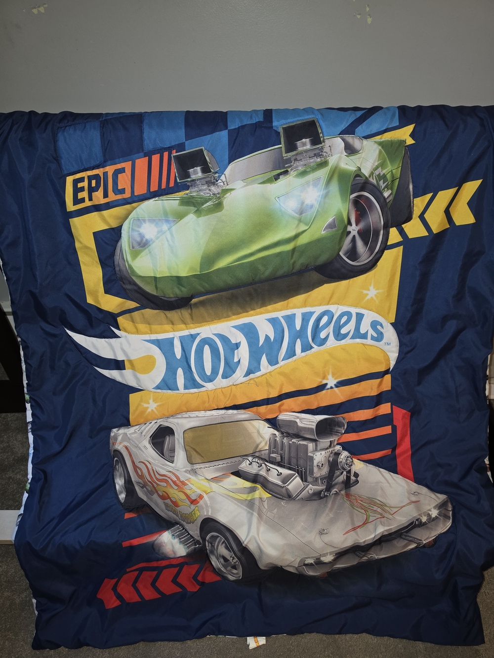 Hot Wheels Toddler Bedding Set